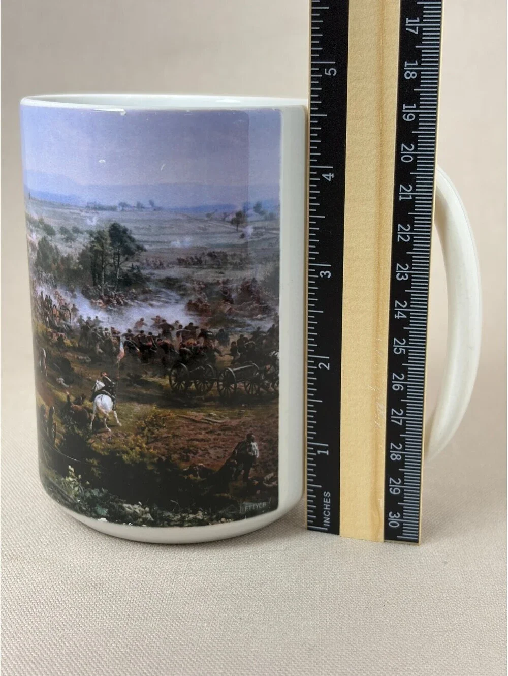 Gettysburg National Military Park Coffee Mug Civil War Battle Painting Cup 15oz